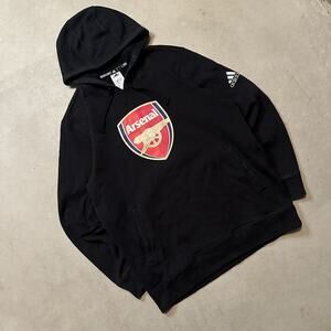 Vintage Y2K Adidas Premier League Arsenal Football Hoodie Size L